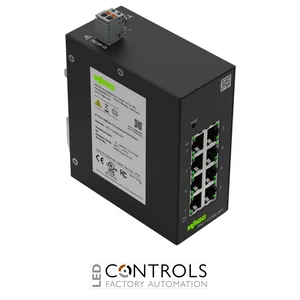 852-112/000-001 Wago Industrial-ECO-Switch;8-port 100Base-TX;black