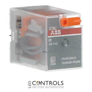 1SVR405613R2000 ABB CR-M120AC4 Pluggable Relay 4C/O 120V AC - image 3