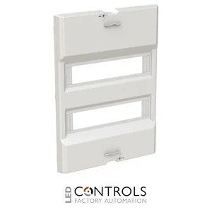 2CPX031124R9999 ABB UZA624 UK600 Two-Row Device Cover with Quick-Action Screws 24 Module RAL 9016 White - image 3