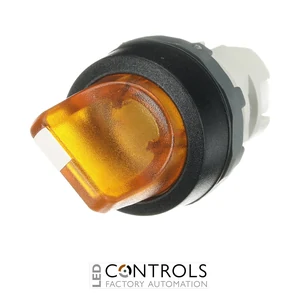 1SFA611221R1103 ABB M2SSV2-11Y Two-Position Illuminated Selector Switch - image 2