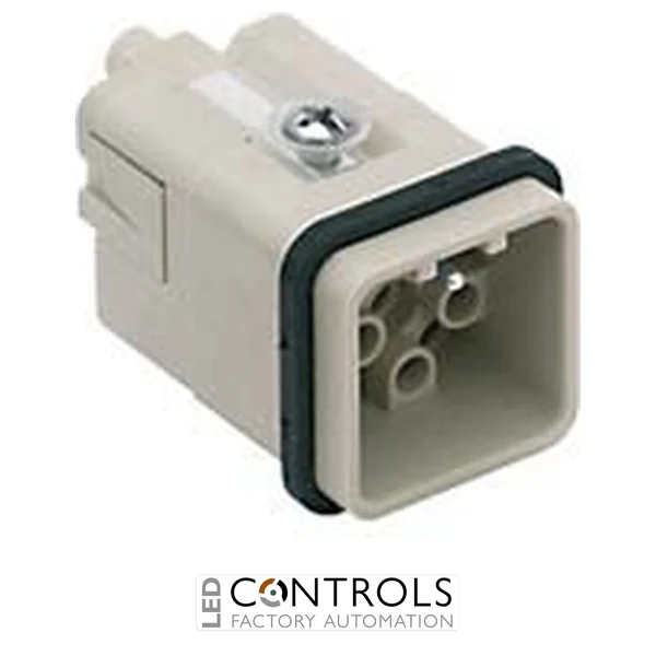 CQM12 Ilme Male insert 12 pole and earth 10 amp crimp Size 21.21