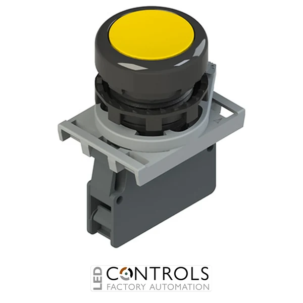 E2 AC-DXBC1206 Pizzato Complete unit with pushbutton, fixing adapter and contact
