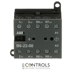GJL1211501R0001 ABB B6-22-00-01 B6 Mini Contactor 24 V AC Coil 2NO 2NC Screw Terminals - image 2