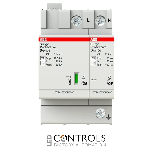 2CTB815710R3000 ABB OVR T1-T2 1N 12.5-440s P TS QS Combined Surge Protective Device