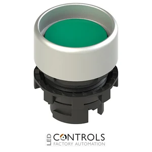 E2 1PU2P4290-T6 Pizzato Spring-return green booted pushbutton