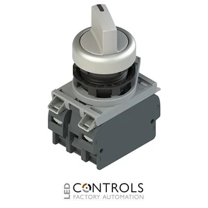 E2 AC-DXBC2259 Pizzato Complete unit with illuminated 4 positions selector, fixing adapter and contacts