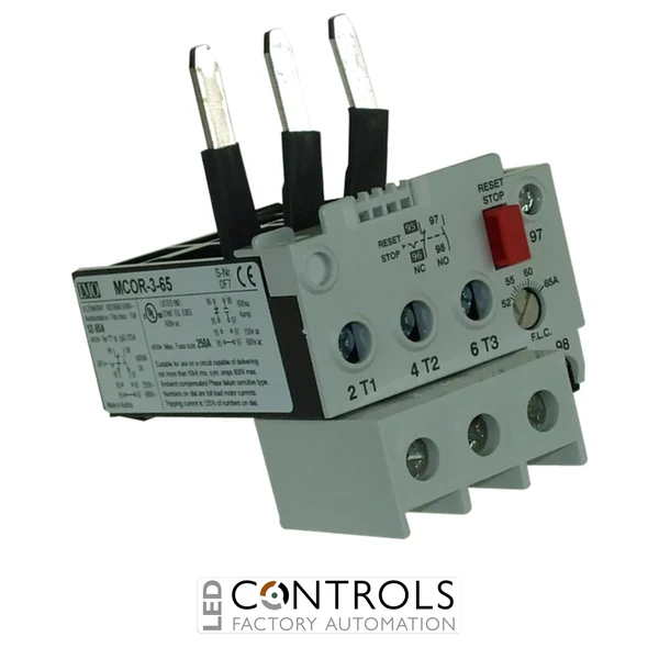 imo mcor-3-65 thermal overload relay for mc50-mc74 contactors 52-65 amps