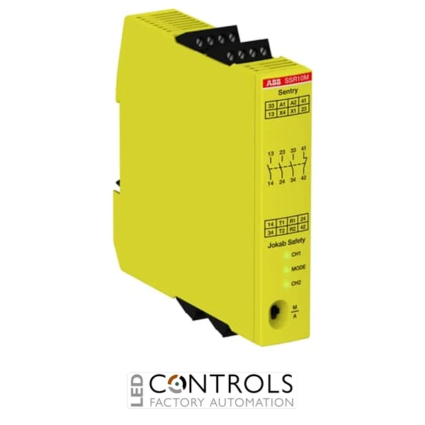 ABB SENTRY SSR10M 85-265AC 120-275DC 3no 1nc