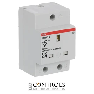 2CSM258163R0721 ABB M1363L M1363-L British Standard Modular Socket 13 A 250 V AC with Indicator Light - image 3