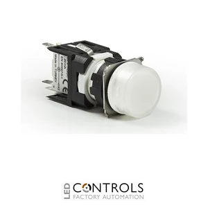 EMAS D050YXB EMAS D SERIES 16MM ROUND LED 24V WHITE SIGNAL LAMP