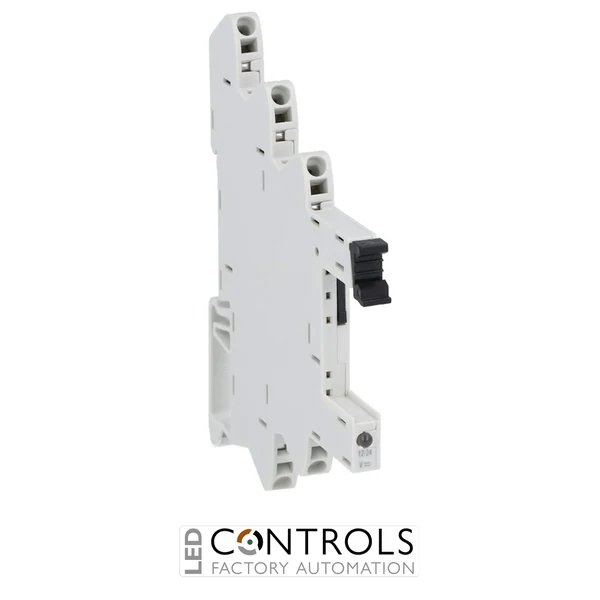 HR1XS024S - SOCKET 12-24V AC/DC - SPRING TERMINALS