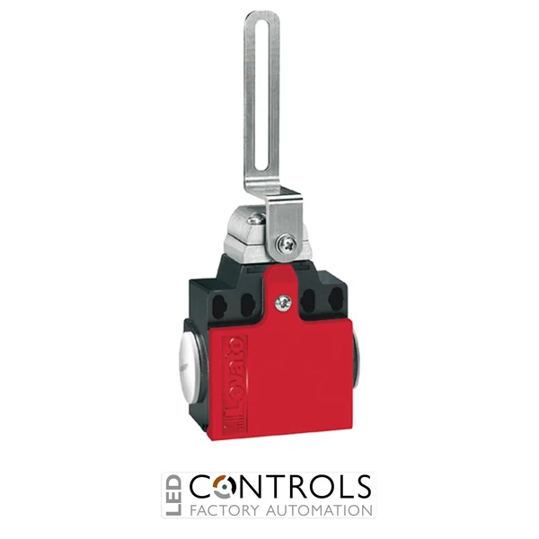 KNQ1L02 - SLOTTED LEVER METAL SAFETY SWITCH 2NC