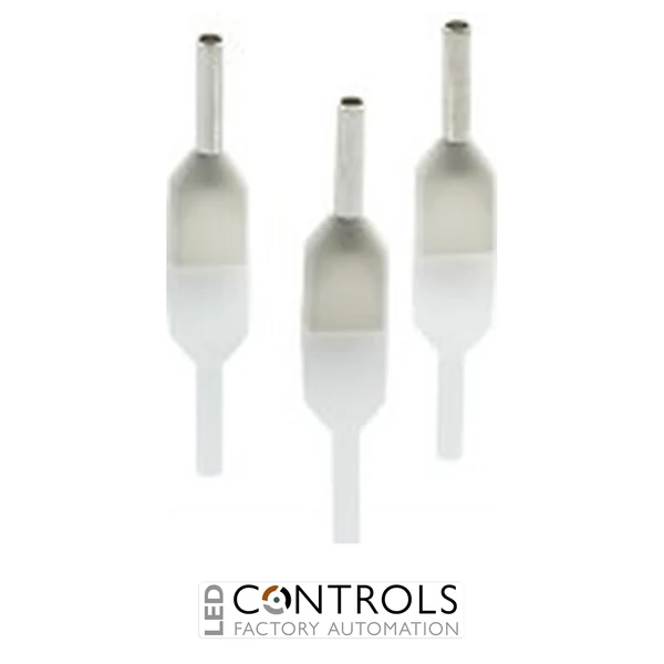 TCEF508F(1000) Partex FERRULE 0.5mm WHITE TWIN (1000)