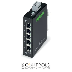 852-111 Wago Industrial-ECO-Switch;5-port 100Base-TX;black
