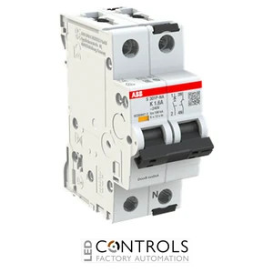 2CDS381103R0257 ABB S301P-K1.6NA Miniature Circuit Breaker - 1+NP - K - 1.6 A
