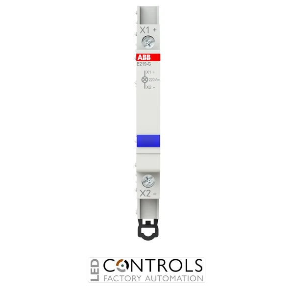 2CCA703409R0001 ABB E219-G220 Indicator Light Blue LED 60–220 V DC