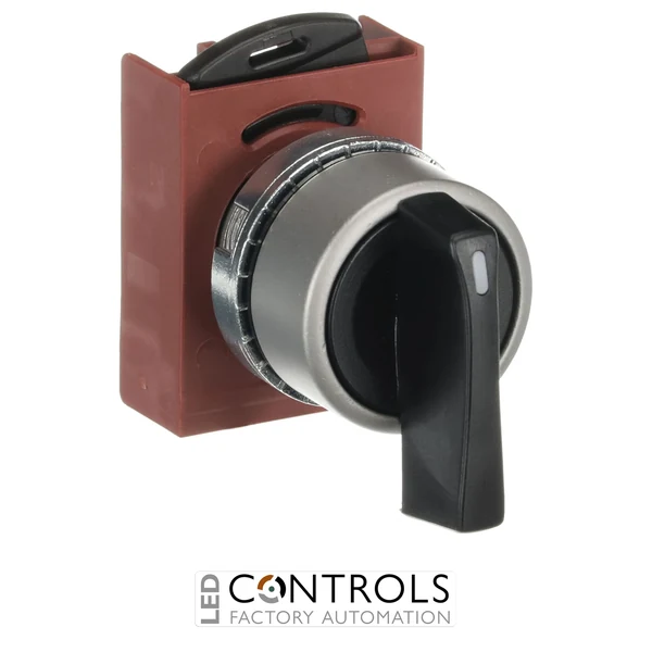 1SFA184391R9006 ABB P9MSVZ3N P9M Three-Position Black Long-Handle Selector Switch