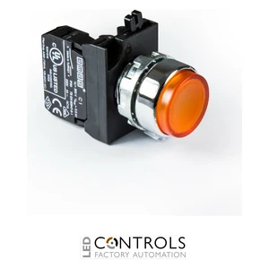 EMAS CM100HS EMAS CM EXTENDED PUSH BUTTON 1NO YELLOW WITH NUT - image 3
