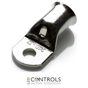 COL240-10 Partex copper tube ring terminal, 240mm², M10 stud, pack 10