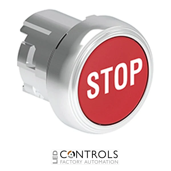 LOVATO LPSB1134 RED FLUSH MET. PUSH-BUTTON STOP