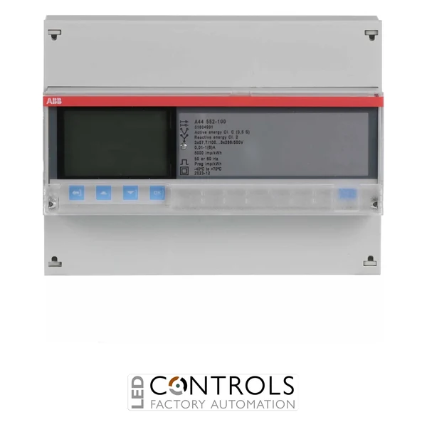2CMA170545R1000 ABB A44 552-100 Three-Phase CT-Connected Platinum Energy Meter with Modbus RS-485