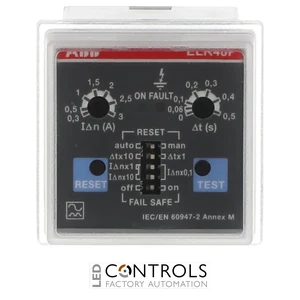2CSG452211R1202 ABB ELR48V24P Residual Current Monitor 48mm 24-48V AC/DC
