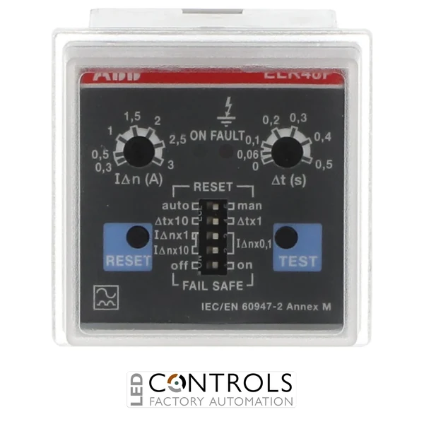 2CSG452211R1202 ABB ELR48V24P Residual Current Monitor 48mm 24-48V AC/DC