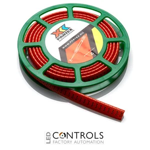 POK10-CCC Partex POK10 Oval / tie-on cable marker, Up to 7.0mm cable, Colour coded, Disc