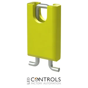 2CCA703648R0001 ABB E210-ASV9 Padlock Attachment for 9 mm and 18 mm E210 Devices 10 Pieces - image 2