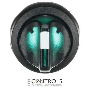 1SFA611202R1102 ABB M2SS3-11G Green Illuminated 2-Position Momentary Selector Switch - image 2