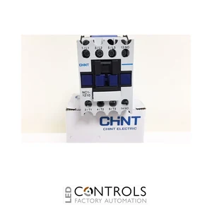 nc1-1210-48v chint contactor 48v 12a/5.5kw ac3 3p 3 main poles + 1 no aux - image 2