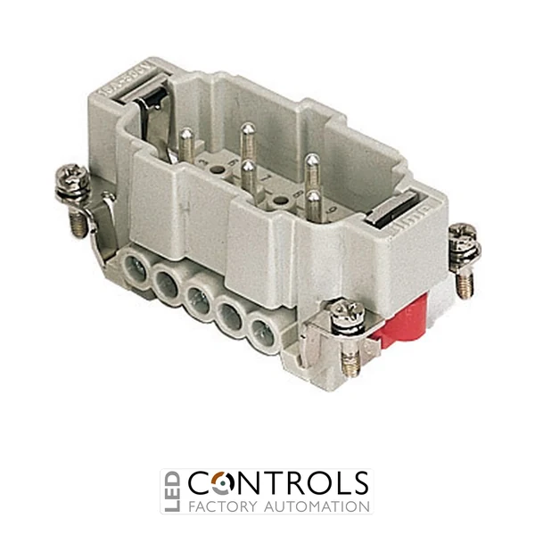 CMEM03T Ilme Male insert 3 pole and earth 16 amp and 2 aux screw