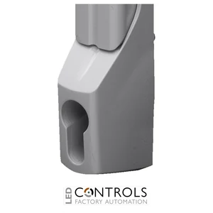 TS8611.070 Rittal Comfort handle for IT IW for semi-cylinder RAL 7035