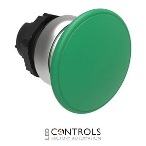 LOVATO LPCB6143 MUSHROOM HEAD PUSH-BUTTON 40MM GREEN