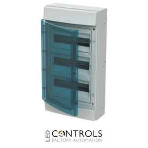 1SL1206A00 ABB Mistral IP65 Enclosure 36 Modules 3 Rows Transparent Door - image 2