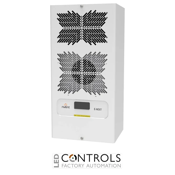 NOX08C0E1U00000 nVent Hoffman Vertical Outdoor Air Conditioner, 880W, 115V Galvanized Steel, 640x316x240 UL