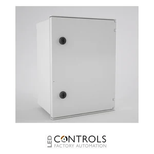 BRES-43-3L-DC Safybox GRP Electrical Enclosure IP66 3 position lock 400Hx300Wx200D