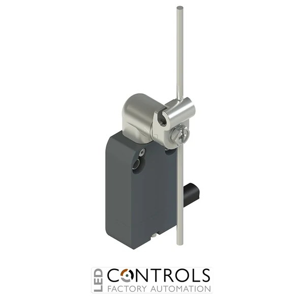 NF G022LE-DN2 Pizzato Modular prewired switch with metal revolving lever with adjustable stainless steel rod  diam.3x125