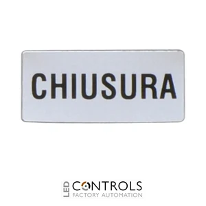 8LM2TAI216 - ETICHETTA CHIUSURA