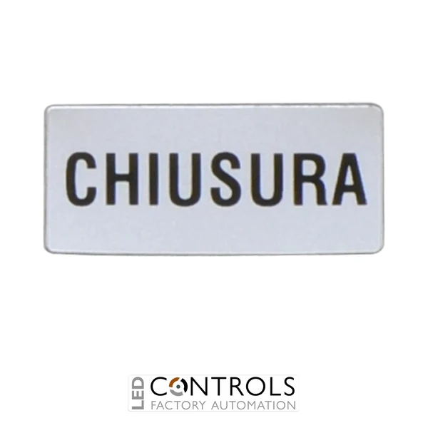 8LM2TAI216 - ETICHETTA CHIUSURA