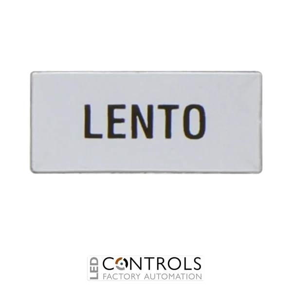 8LM2TAI224 - """LABEL """"LENTO"""""""
