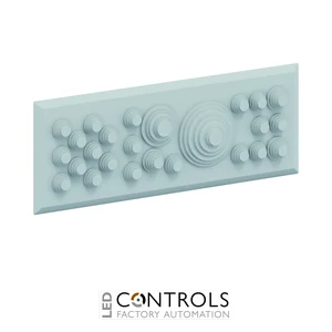 2CPX038195R9999 ABB ZB40 Nipple Flange Gland Plate - image 2
