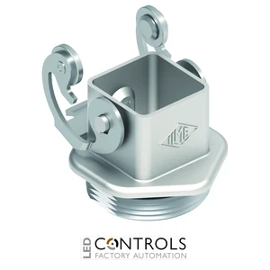 MKAXS IF ILME Bulkhead housing metal with s/s lever M32 threaded entry EMC