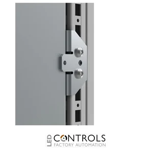 MPEF10 nVent Hoffman Flush Mounting Plate Fixing Brackets, MPEF, 32x75x45mm, Zinc Plated, Mild Steel