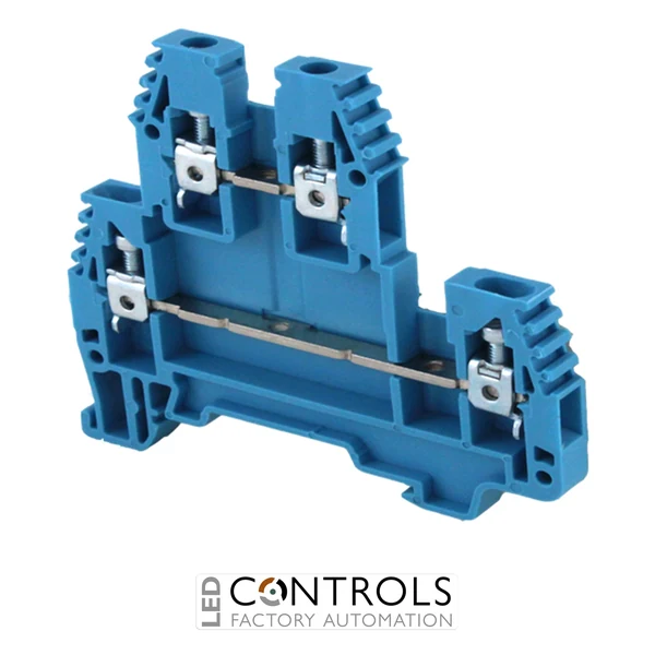 ERD2.5BLUE IMO Screw Clamp Terminal 2.5mm, 300V, 20A, Double Deck