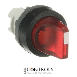 1SFA611202R1101 ABB M2SS3-11R Red Illuminated 2-Position Momentary Selector Switch - image 3