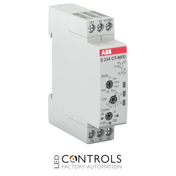 abb CT-MFD.12 Time relay, multifunction 1c/o, 24-240VAC 24-48VDC