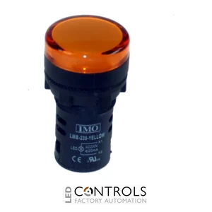 lmb-24-yellow imo led pilot light 24ac/dc yellow ip65