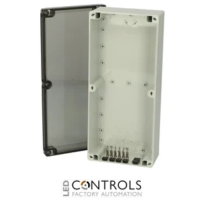 7025750 Fibox PCTQ3 163610 Enclosure, Polycarbonate Smoked transparent cover (quick-locking)