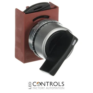 1SFA184387R9006 ABB P9MSVZ5N 3-Position Black Long-Handle Selector Switch - image 3